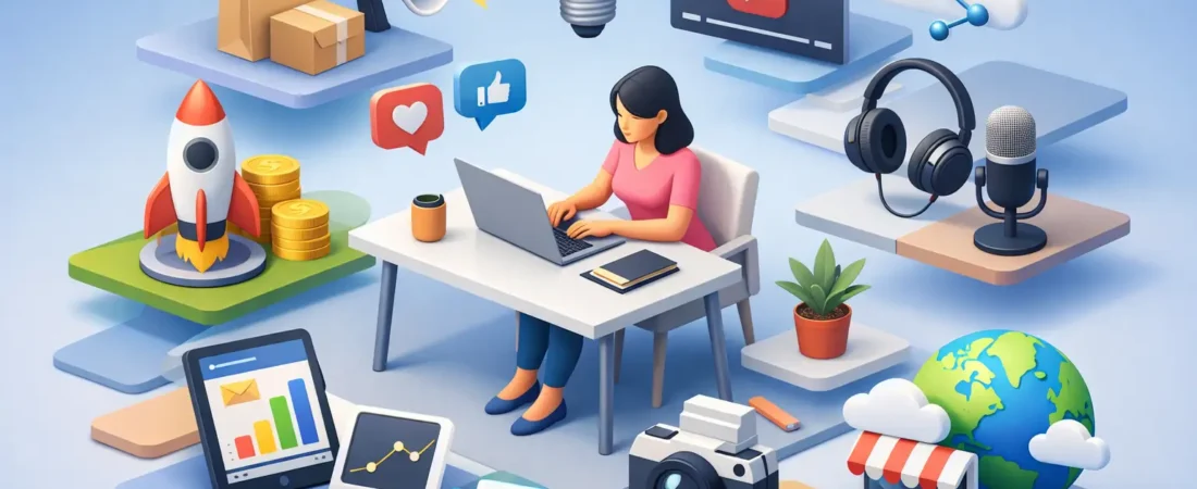 9 ideas de negocio digital desde casa