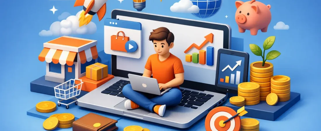 Cómo iniciar un negocio online sin dinero