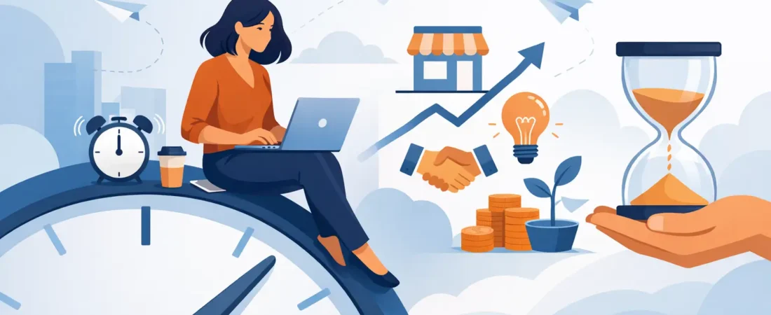 ¿Se puede emprender con poco tiempo? Sí, así